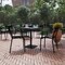 Flash Furniture Black All-Weather Steel Dining Chair, 2PK 2-XU-CH-10318-ARM-BK-GG - alternate 1